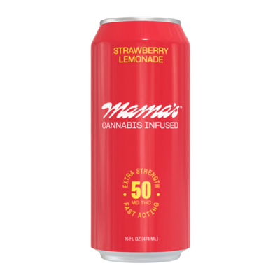 Mama's Infused 16oz - Strawberry Lemonade - 50mg