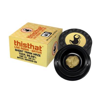 ThisThat - Live Rosin Dabs - 1g - Ghost Train Haze (Sativa)