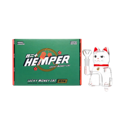Hemper - 5" Lucky Money Cat - Water Pipe