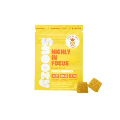 Snoozy Mood Gummies - 2pk - Highly In Focus (Sativa)