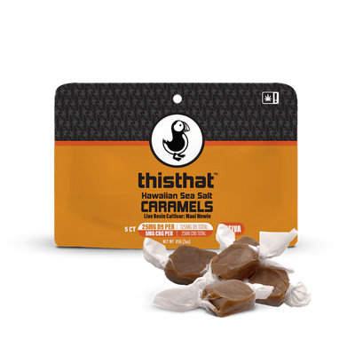 ThisThat - 125mg Caramels | Hawaiian Sea Salt (Sativa)