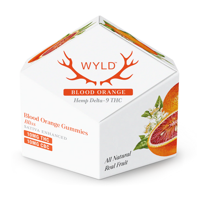 Wyld - 100mg Gummies - Bliss | Blood Orange (Sativa Enhanced)