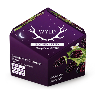 Wyld - 100mg Gummies - Dream | Boysenberry (Indica Enhanced)