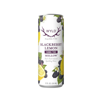 Wyld - 10mg Sparkling Water - Mellow | Blackberry Lemon (Indica)