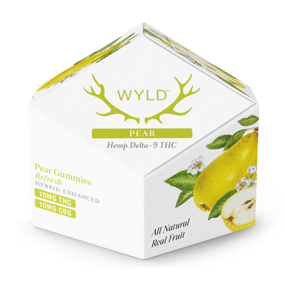 Wyld - 100mg Gummies - Refresh | Pear (Hybrid)