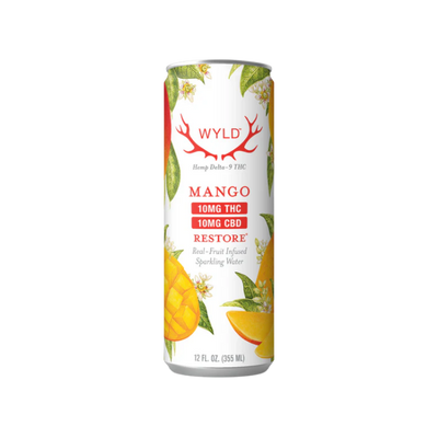 Wyld - 10mg Sparkling Water - Restore | Mango (Hybrid)