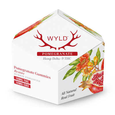 Wyld - 100mg Gummies - Restore | Pomegranate (Hybrid)